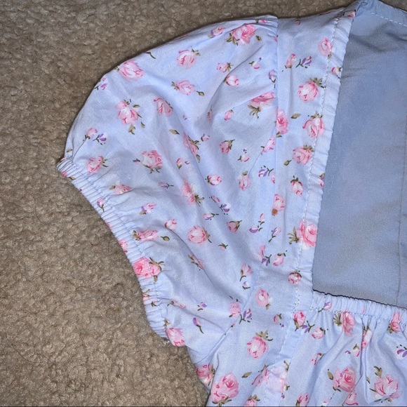 princess polly floral button up corset top - Picture 5 of 8